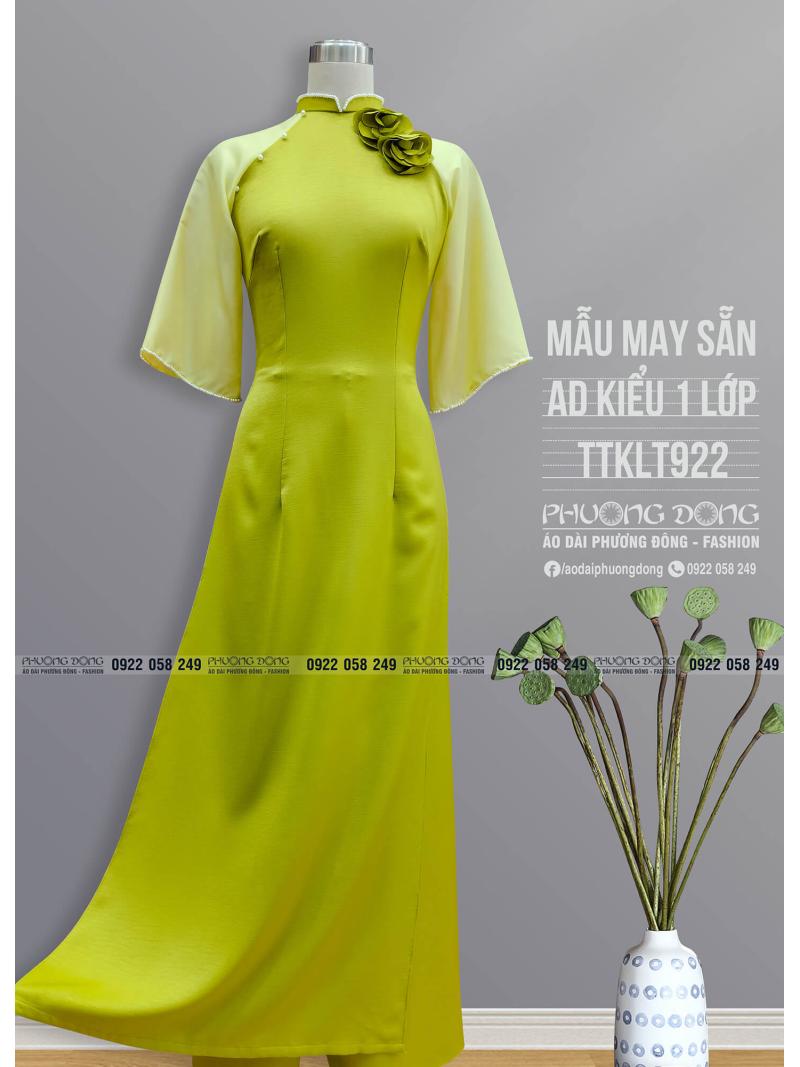 Áo Dài Phom Trẻ Kiểu Truyền Thống TTKLT922